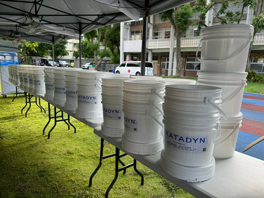 台灣「後盾行動日」災害應變演練,KATADYN 緊急淨水器 濾必淨 Rapidyn 首次亮相