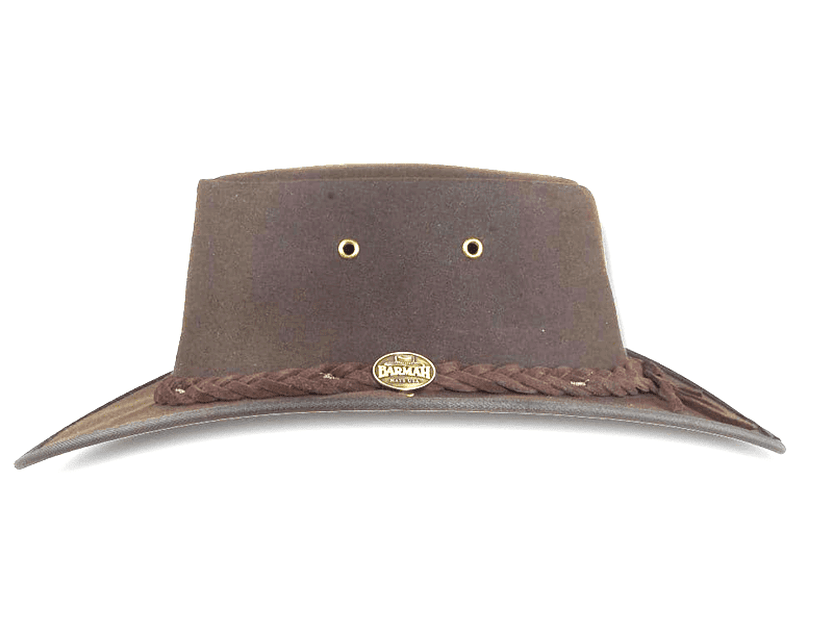 BARMAH HATS 1050BR 澳洲經典帆布牛仔帽/圓盤帽 棕色