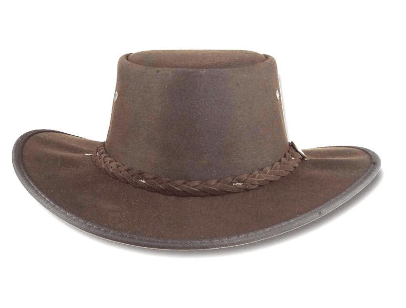 BARMAH HATS 1050BR 澳洲經典帆布牛仔帽/圓盤帽 棕色