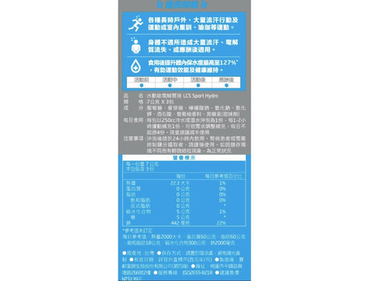 鋭速 RACE ON 6hr 神救援包 能量補給