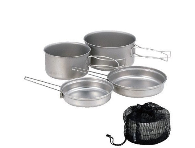 Snow Peak SCS-020T 鈦合金個人雙鍋組