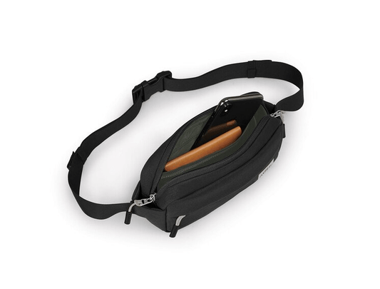 Osprey 隨身輕便腰包 復古黑 Arcane Waist 1L 10003303
