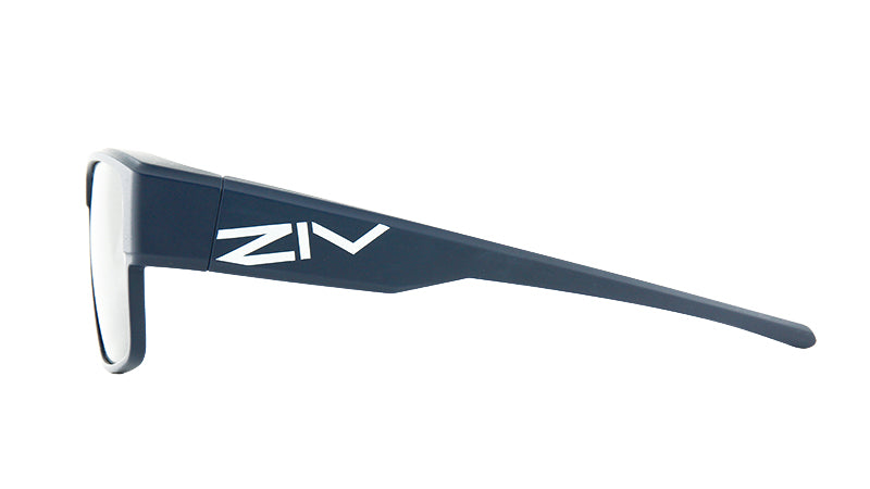 ZIV ELEGANT III 外掛偏光太陽眼鏡 霧藍方圓框 196-S117068
