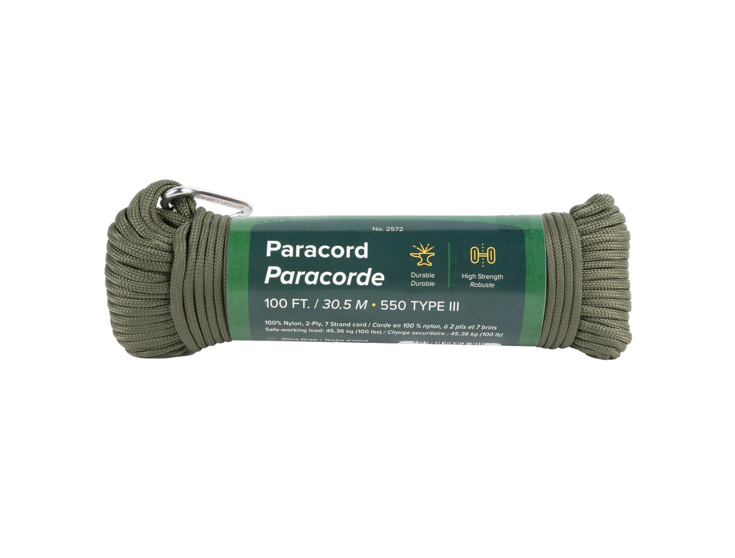 COGHLAN'S 傘繩 100英尺