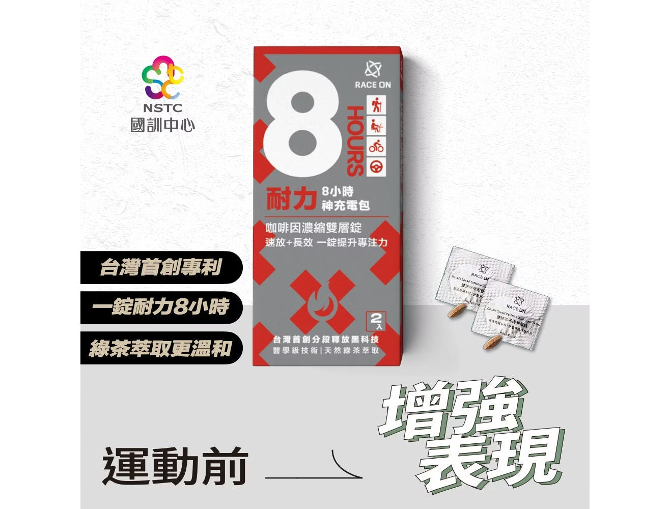 【神補充組合包】鋭速 RACE ON 168機能補給嚐鮮組(耐力/保水/恢復)