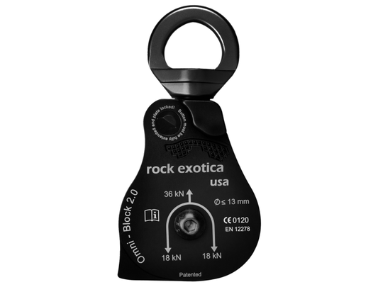 Rock Exotica Omni-Block 2.0" Single Pulley 萬向轉軸單滑輪