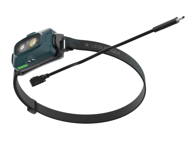 LEDLENSER HF4R CORE 充電式頭燈-湖水綠
