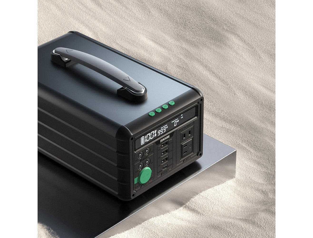 【全套組】Zendure 1000W 小坦克行動電站 主機+收納包+太陽能板