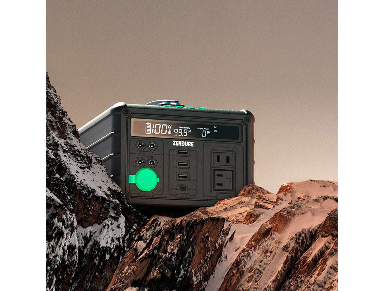 【全套組】Zendure 1000W 小坦克行動電站 主機+收納包+太陽能板