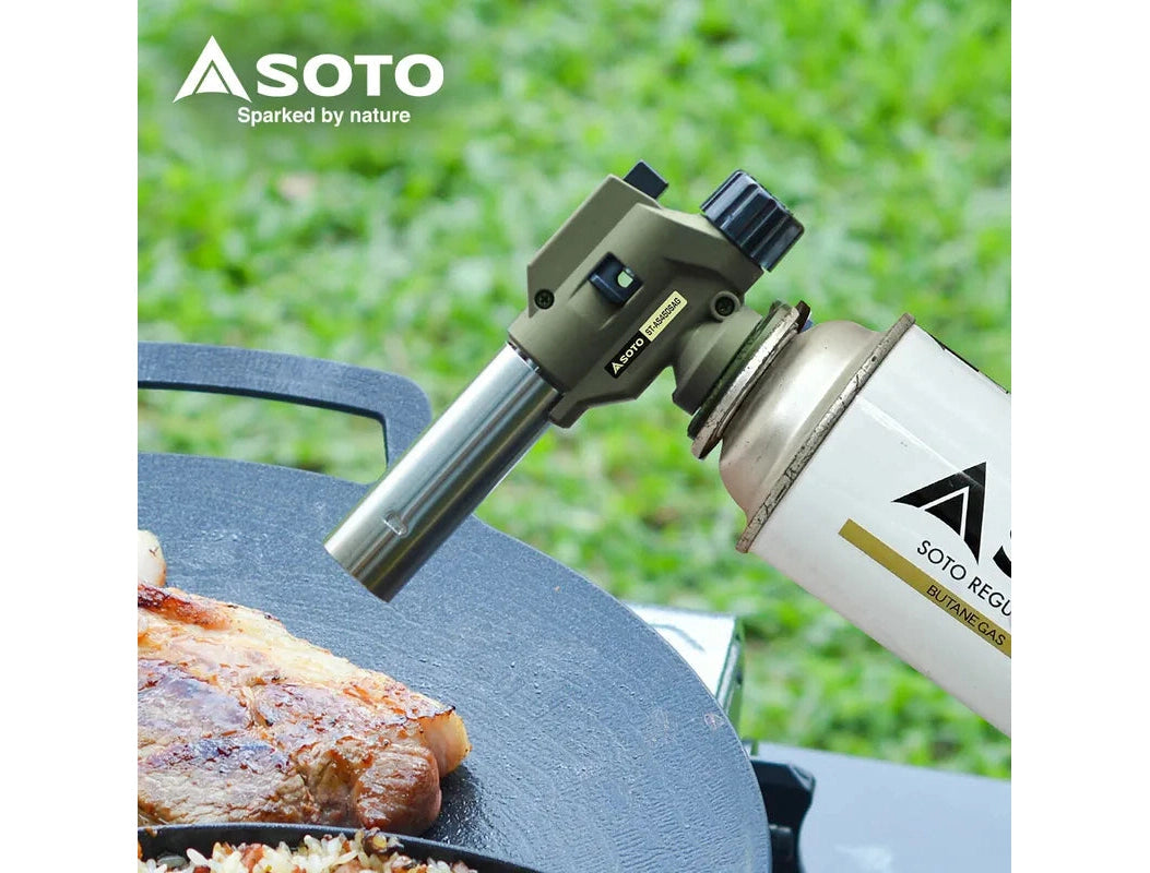 SOTO 溫控瓦斯噴槍-軍綠 ST-AS450SAG 日本製
