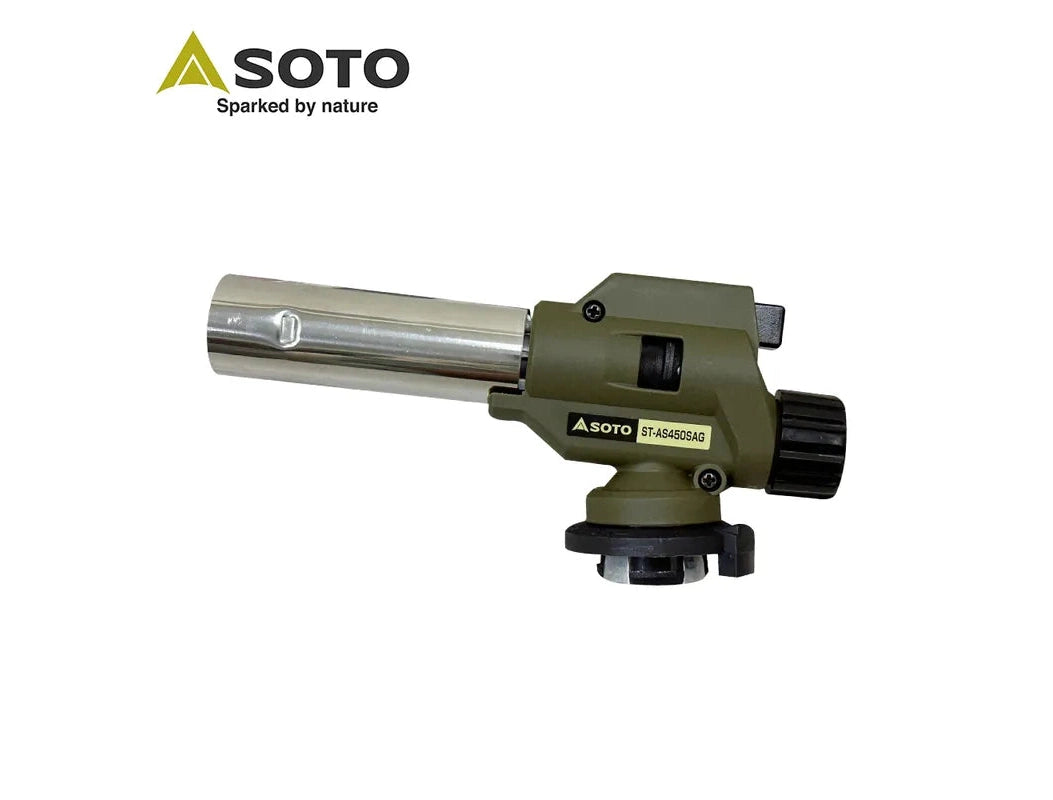 SOTO 溫控瓦斯噴槍-軍綠 ST-AS450SAG 日本製