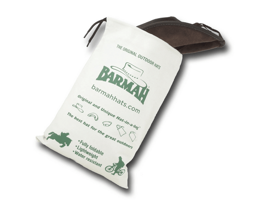 BARMAH HATS 1022HC 巴馬帽 澳洲經典皮革牛仔帽/圓盤帽 山胡桃色 mabuvalley