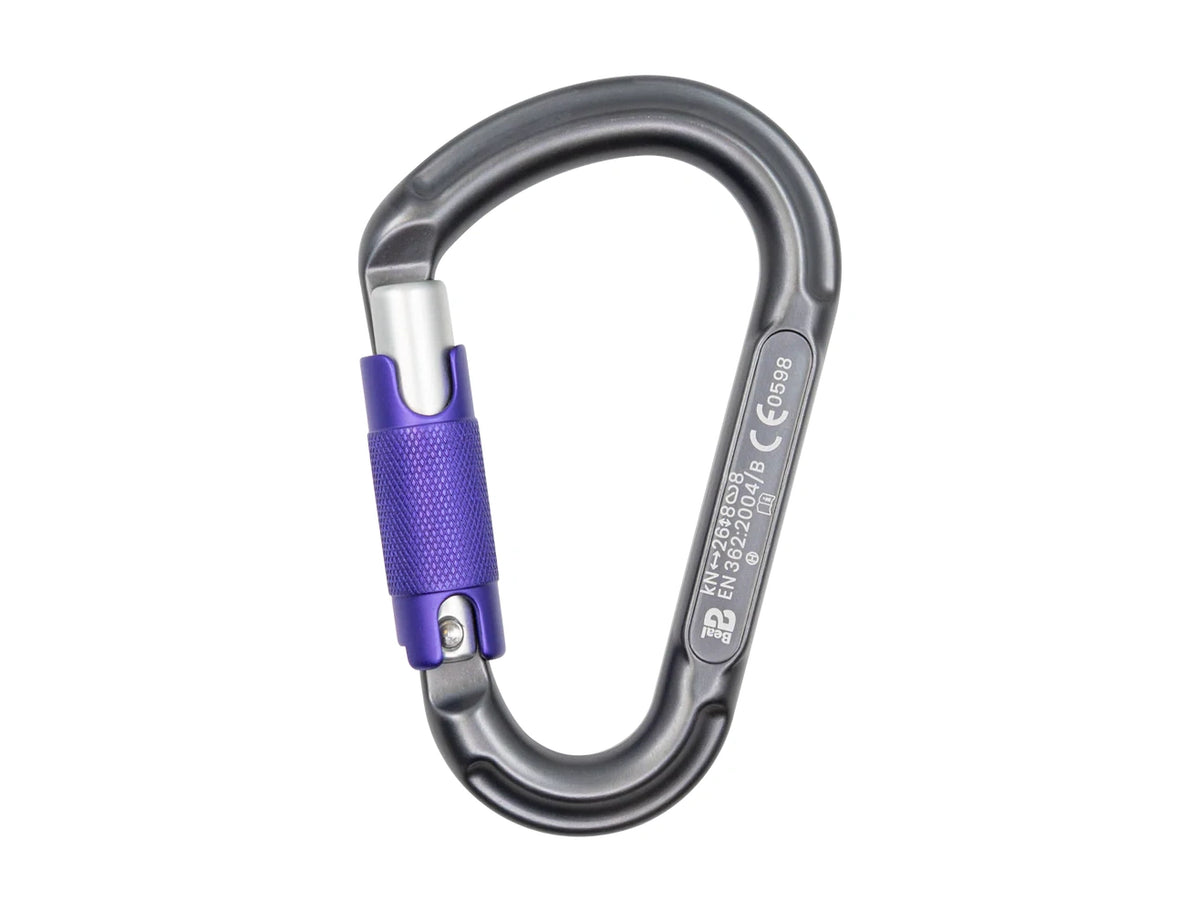 BEAL BE LOCK 3 MATIC 鋁合金梨型三段自動上鎖鉤環
