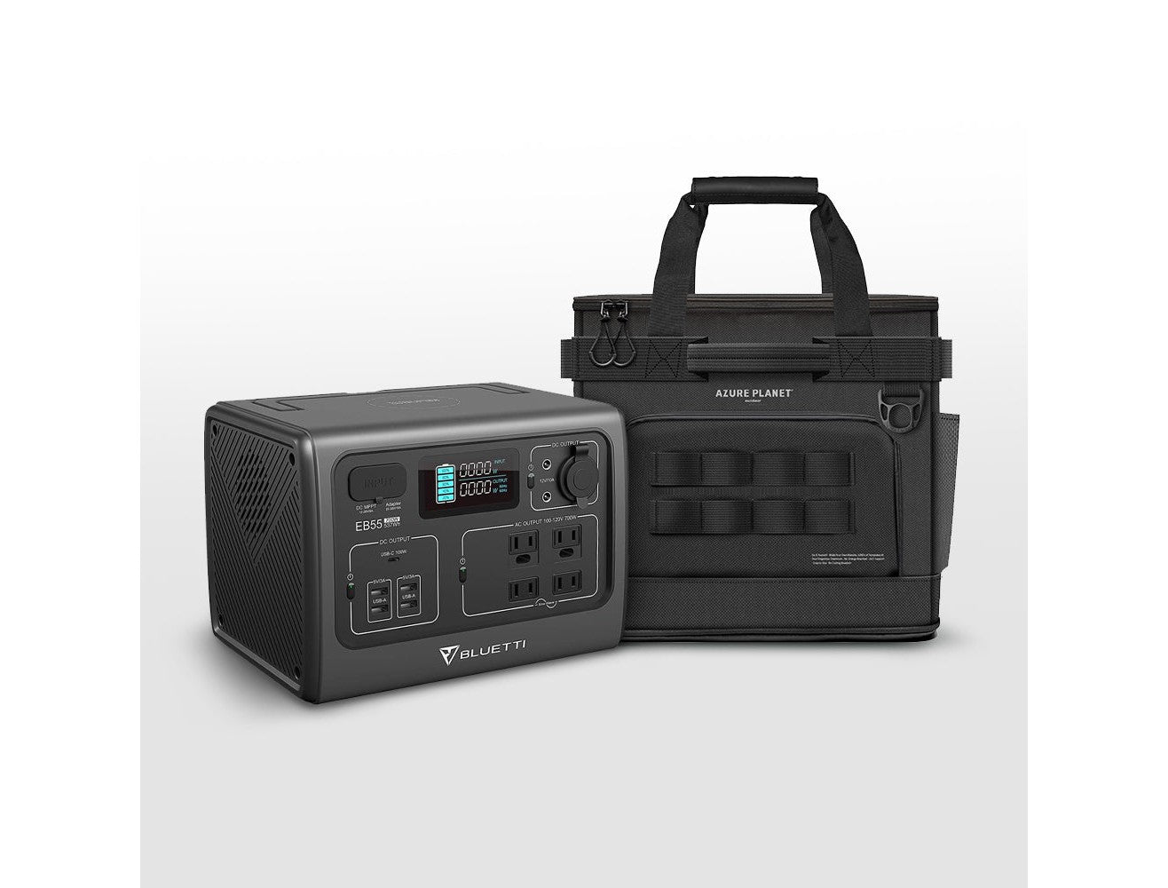 bluetti eb55 portable power station Storage Kit】 Bluetti 700W EB55 Beast-class Mobile Power Station (Host –  馬布谷戶外裝備 Mabu Valley Outdoor LTD