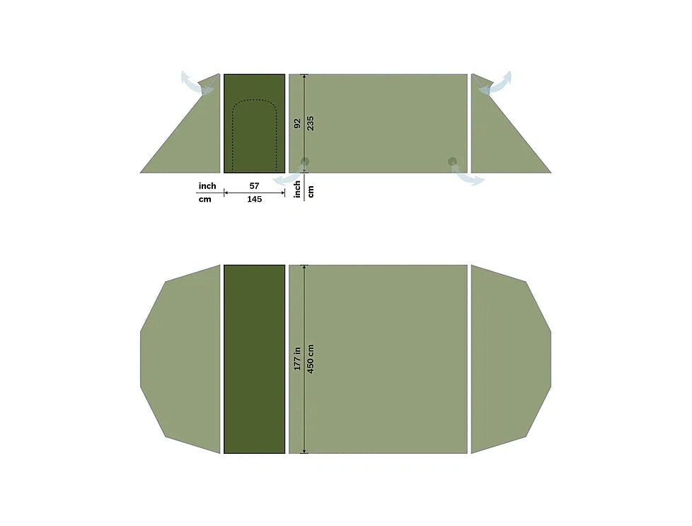 HILLEBERG Stalon XL Extension 史特龍延伸帳組件 mabuvalley