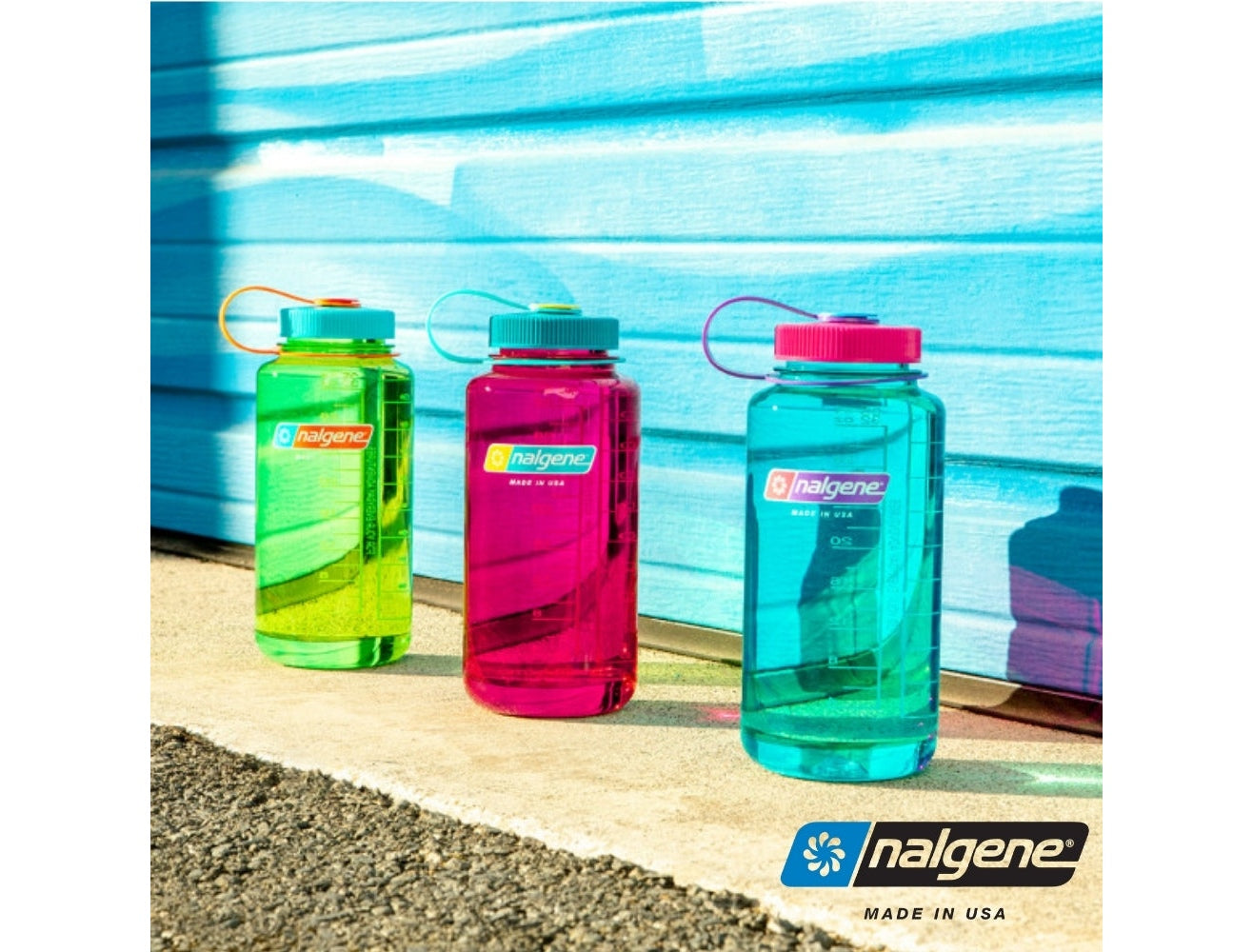 Nalgene水壼 Sustain 寬嘴水壼 1000ml 鸚鵡綠 mabuvalley