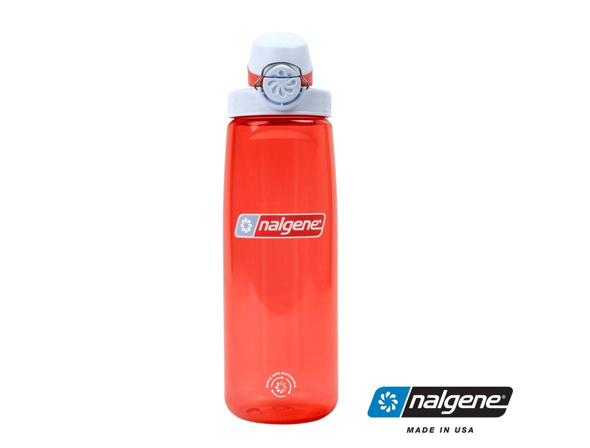 Nalgene水壼 Sustain OTF 運動型水壼 650ml 珊瑚紅/冰霜蓋