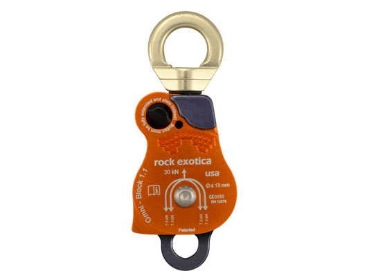 Rock Exotica Omni-Block Double Pulley 萬向轉軸雙滑輪 1.1吋 mabuvalley