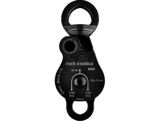 Rock Exotica Omni-Block Double Pulley 萬向轉軸雙滑輪 1.5吋 mabuvalley