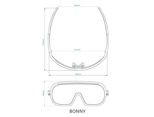 ZIV BONNY 運動太陽眼鏡 霧黑框 216-B121216