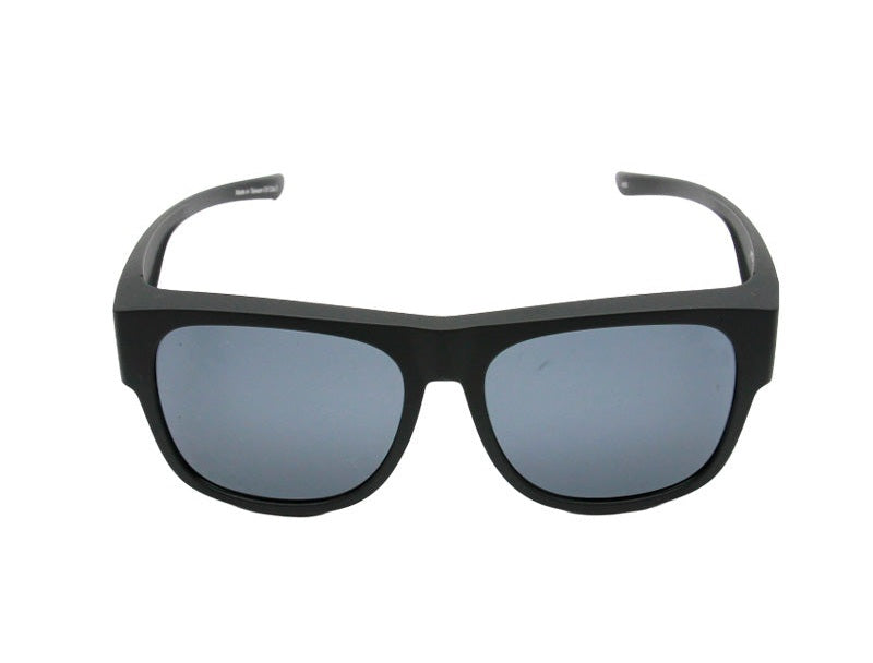 ZIV ELEGANT II 外掛偏光太陽眼鏡 霧黑方圓框 107-S103023