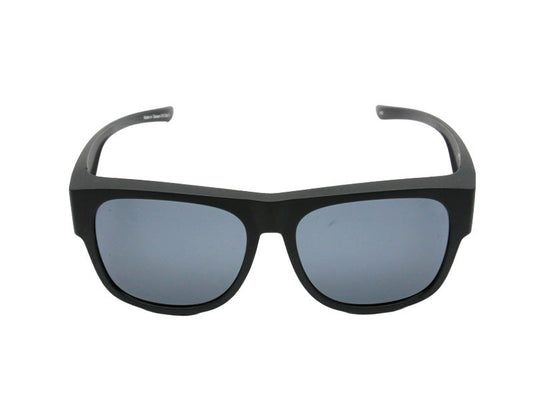 ZIV ELEGANT II 外掛偏光太陽眼鏡 霧黑方圓框 107-S103023 mabuvalley