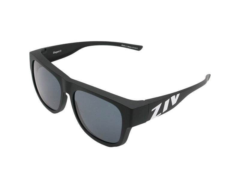 ZIV ELEGANT II 外掛偏光太陽眼鏡 霧黑方圓框 107-S103023
