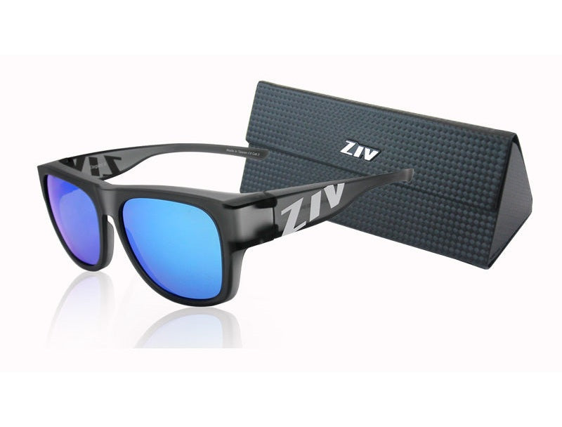 ZIV ELEGANT II 外掛偏光太陽眼鏡 霧透明灰方圓框 108-S103040