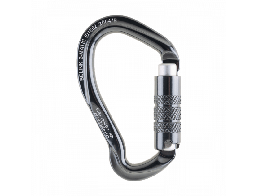 BEAL BE LINK 3-MATIC 鋁合金D型三段自動上鎖鉤環