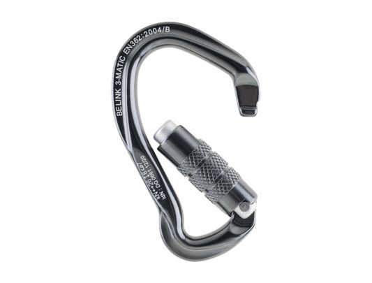 BEAL BE LINK 3-MATIC 鋁合金D型三段自動上鎖鉤環