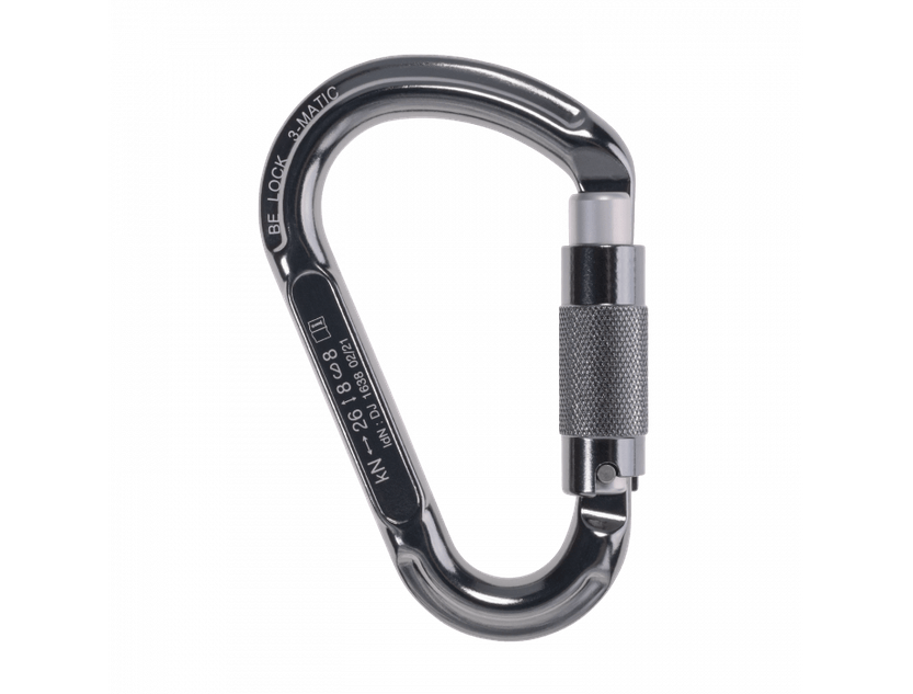 BEAL BE LOCK 3-MATIC 鋁合金梨型三段自動上鎖鉤環
