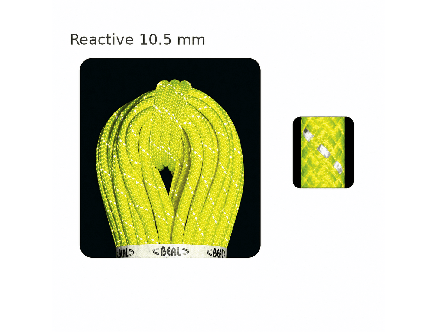 BEAL REACTIVE 10.5 mm 反光救援靜力繩 - 裁切零售 mabuvalley