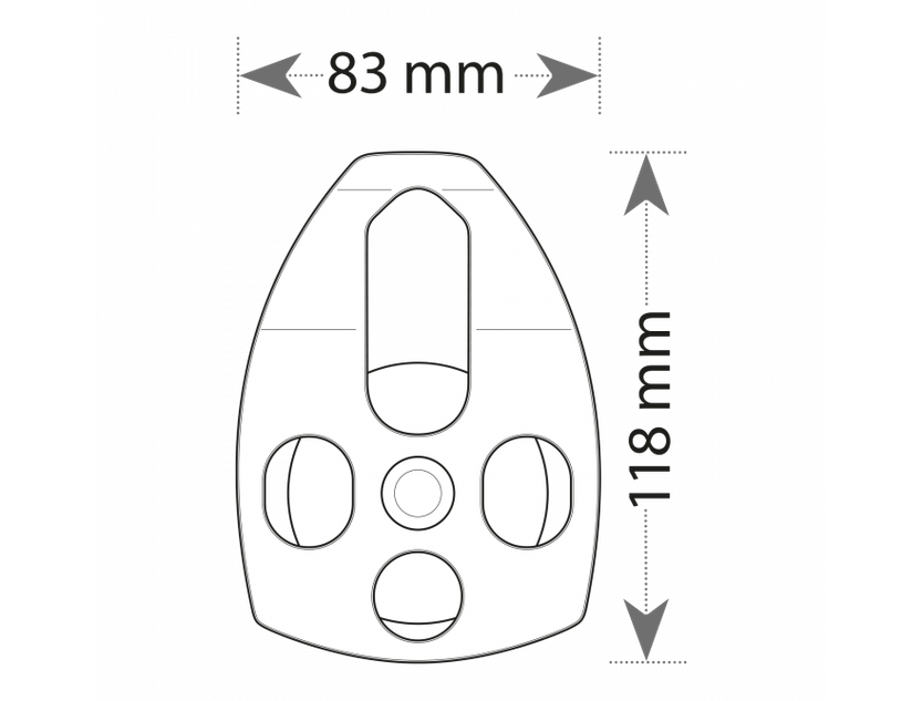 BEAL TRANSF'AIR 1 側擺式大單滑輪