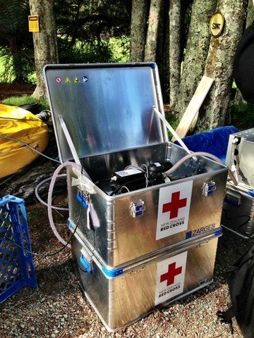 New Zealand Red Cross 與 Enertech 客製化 SPECTRA Aquifer 造水系統