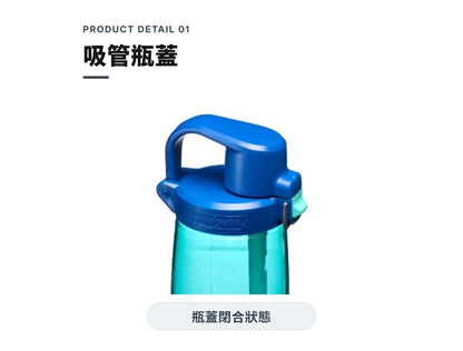Nalgene Sustain OTF Sports Bottle 650ml Clear/Green Cap