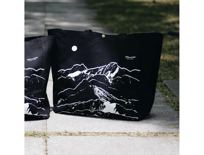 100mountain 百岳 X 廣富號 黑山帆布購物袋 mabuvalley