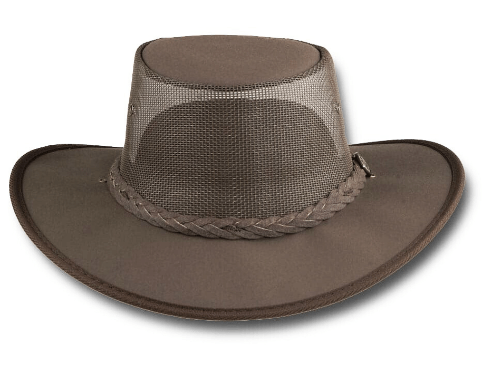 BARMAH HATS 1057BR 巴馬帽 澳洲經典帆布牛仔帽/圓盤帽 棕色