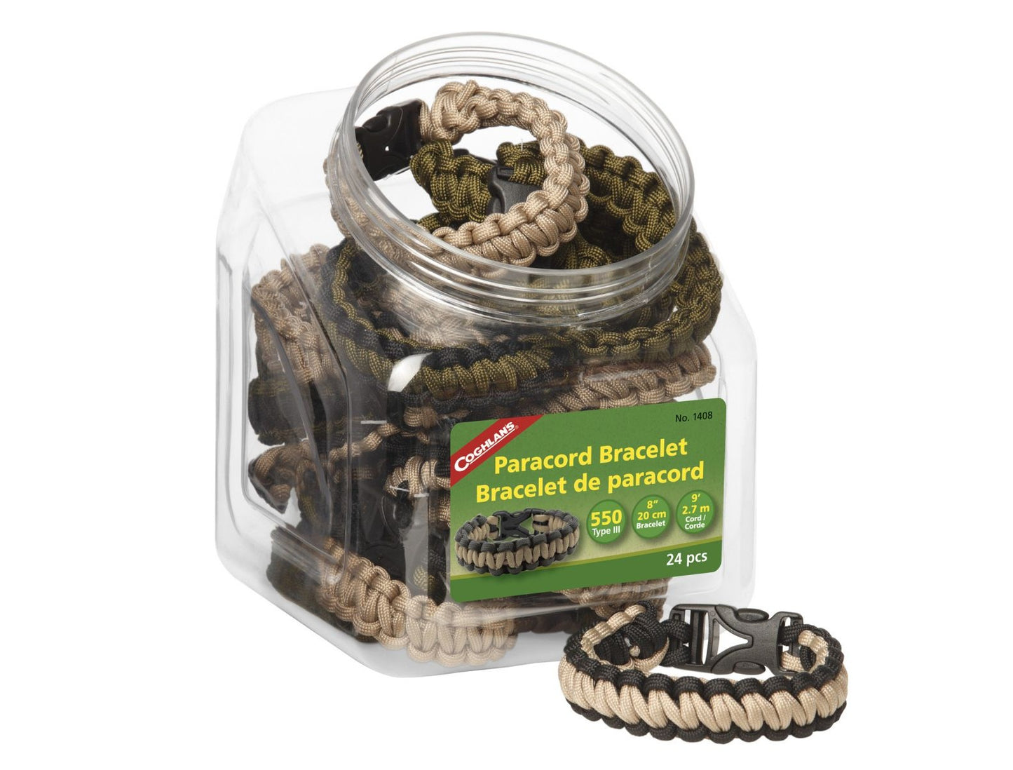 COGHLAN'S #1408 緊急傘繩手環
