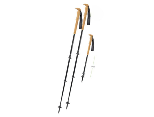 KOMPERDELL CARBON C3 CLOUD COMPACT 1752369-10 全碳纖快扣登山杖 120cm/175g