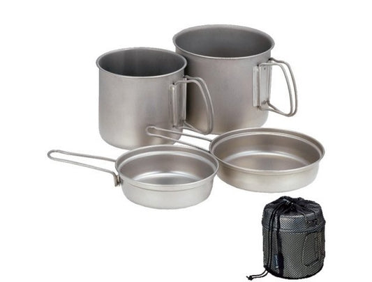 Snow Peak SCS-010T 鈦合金鍋具 1400ml、900ml