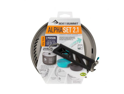 Sea To Summit ALPHA SET 鋁合金折疊鍋具組 2.1 含兩人餐具/521g STSAKI5004