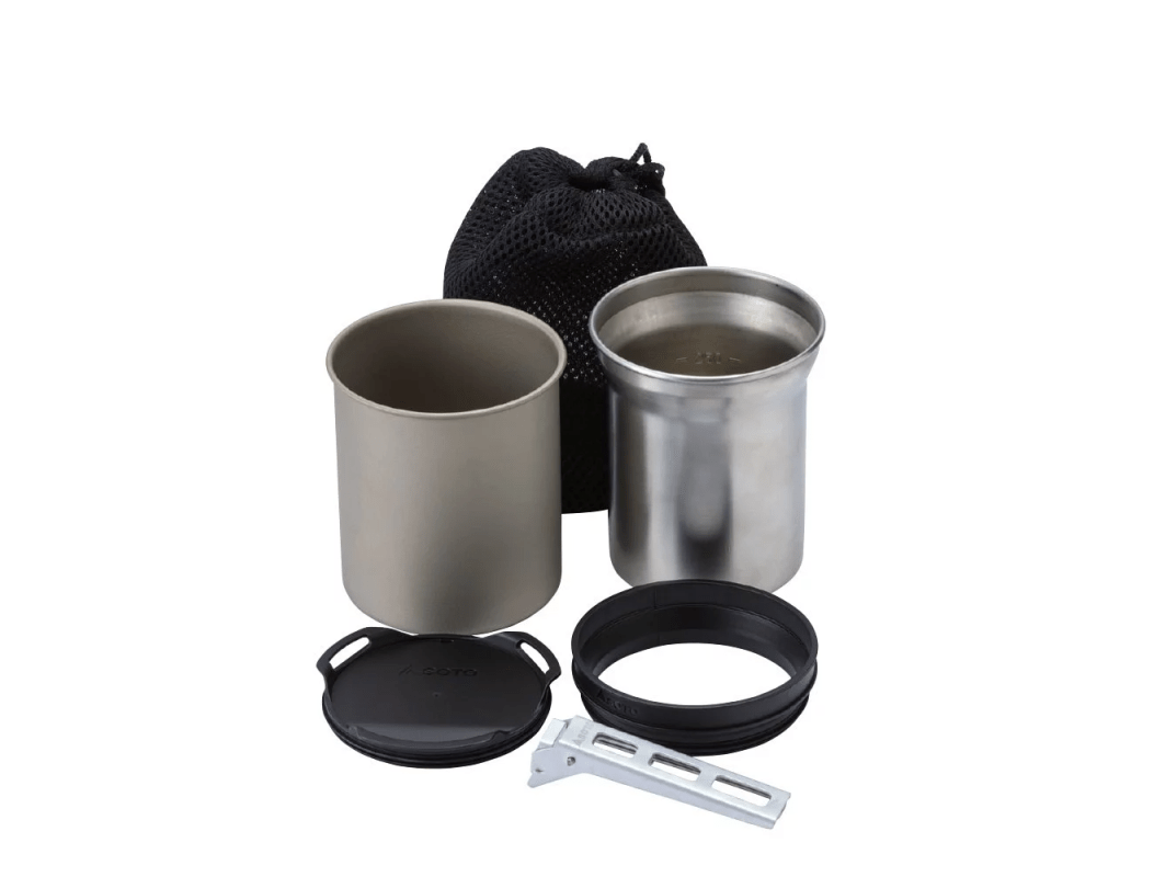 SOTO 鈦杯/不鏽鋼杯組 SOD-520 日本製