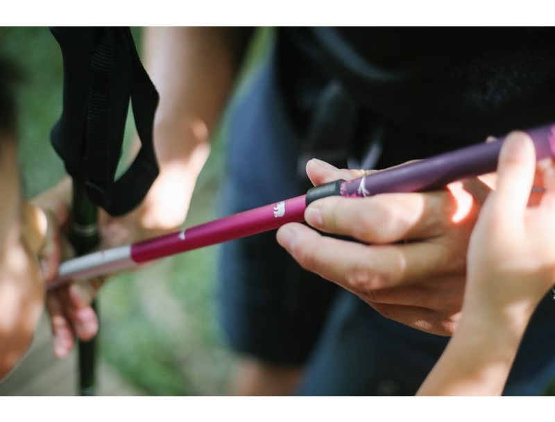 KOMPERDELL TRAILBLAZER KIDS PINK 1642312-10 兒童鋁合金登山杖 105cm/172g