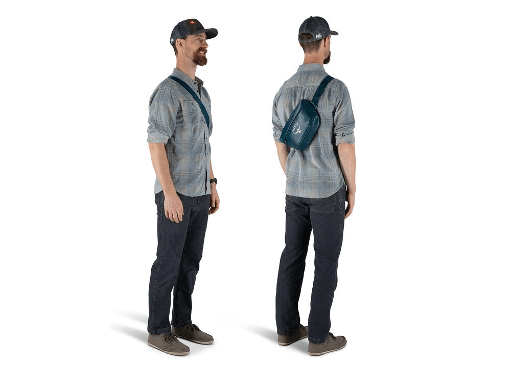 Osprey 隨身輕便防潑水腰包 Transporter Waist 1L 氣壓藍 10003673