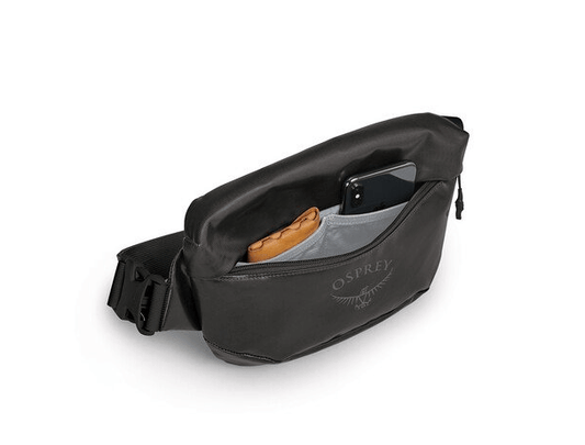 Osprey 隨身輕便防潑水腰包 Transporter Waist 1L 黑 10003319