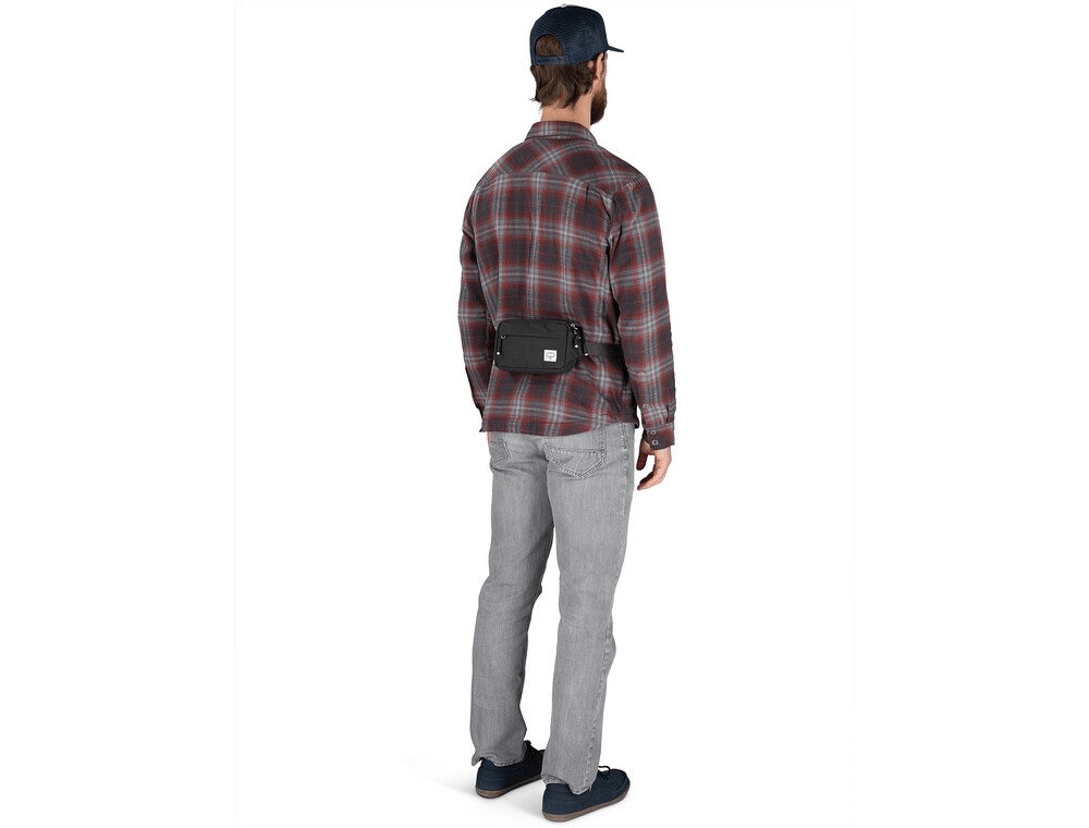 Osprey 隨身輕便腰包 復古黑 Arcane Waist 1L 10003303