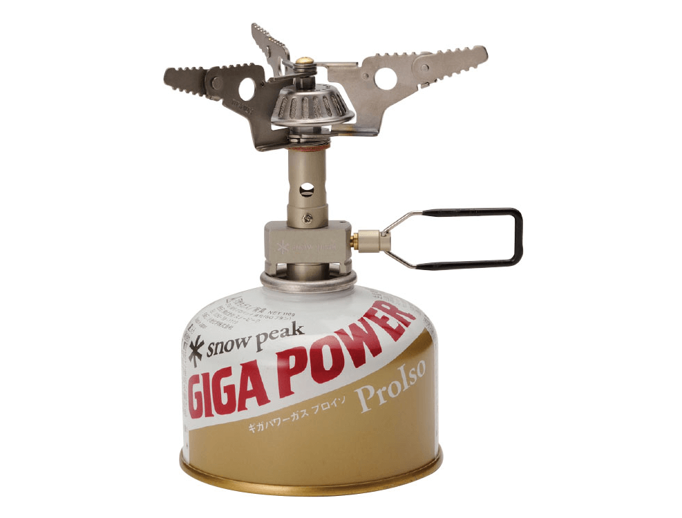 Snow Peak GP鈦金屬超輕量迷你瓦斯爐 GST-120R