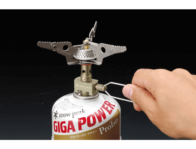 Snow Peak GP鈦金屬超輕量迷你瓦斯爐 GST-120R