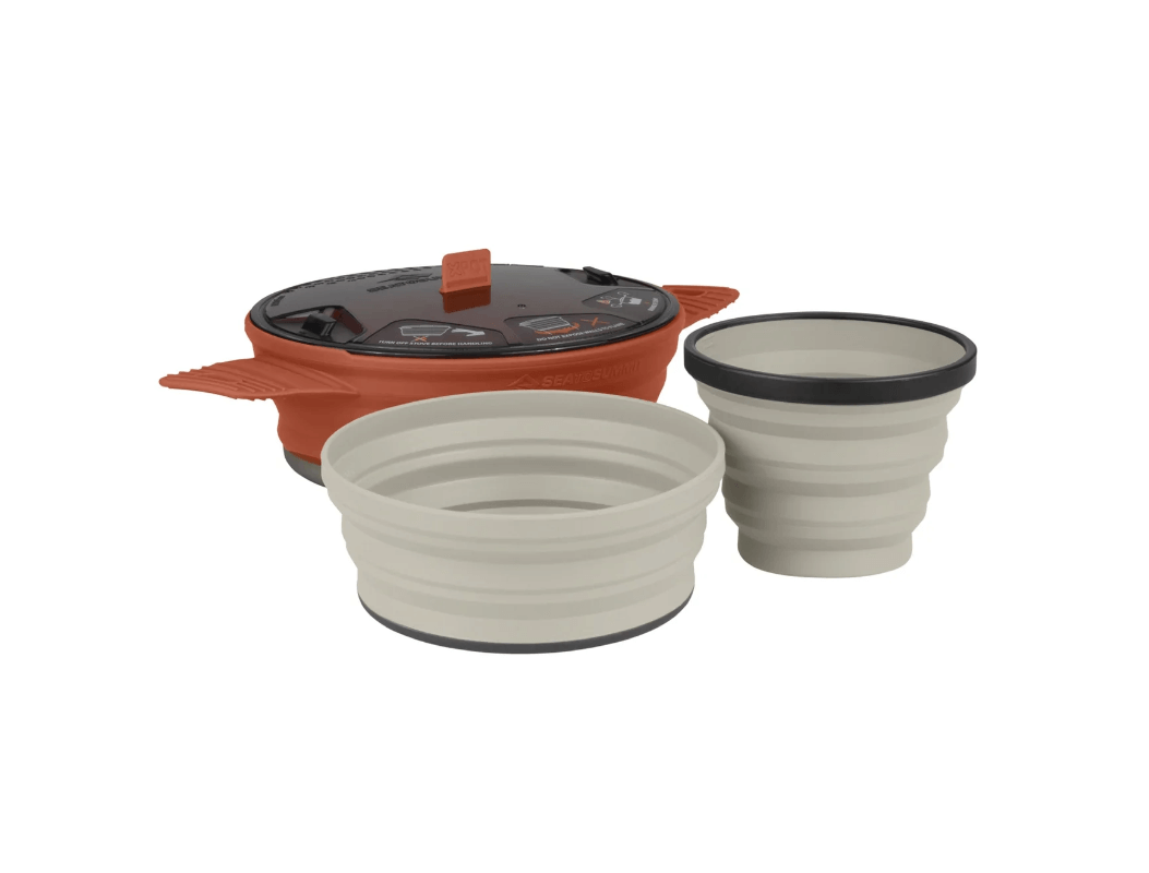 Sea To Summit X-摺疊餐具組21號 鐵鏽紅 STSAXSETSS21RU