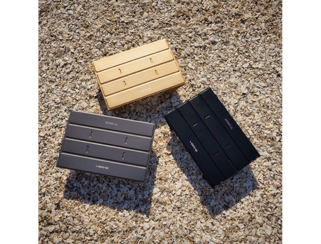 Verne 鋁合金輕量桌 灰/黑/香檳金 VN-13TP